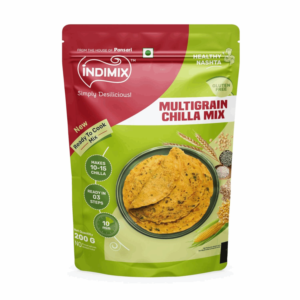 Indimix Multigrain Chilla Mix By Pansari Group | Ready to cook Food