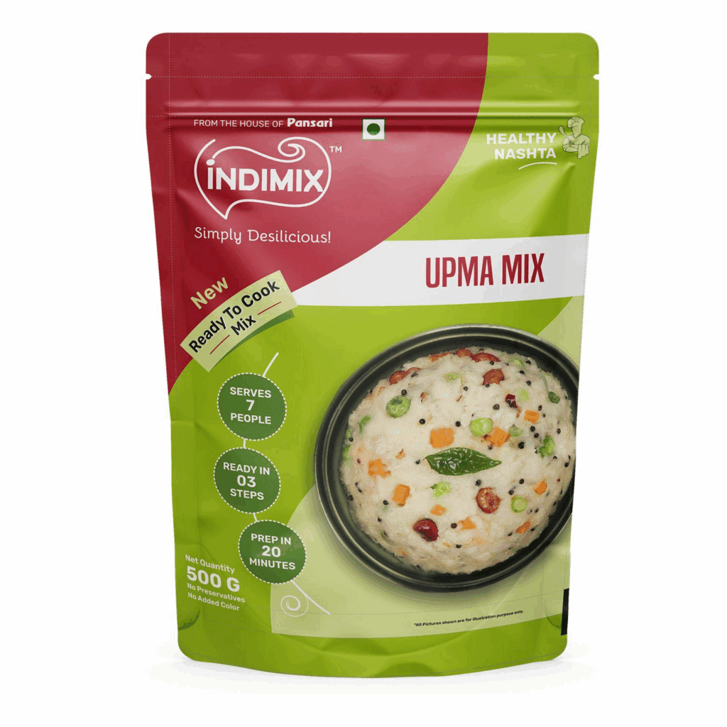 Indimix Upma Mix By Pansari Group | Ready to cook Food
