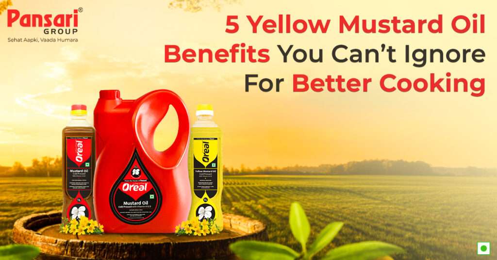 Yellow Mustard Oil, Cooking oil, Mustard oil, Pansari Oil